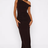 Jade – Rochie de Damă Maxi Elegantă cu Fante Asimetrice