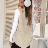 AURA | Vestă Elegantă din Lână Fără Mâneci