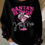 Zorica - Pulover de Crăciun cu imprimeu festiv