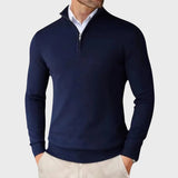 Andrei | Pulover din cașmir pentru bărbați cu fermoar