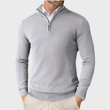 Andrei | Pulover din cașmir pentru bărbați cu fermoar