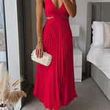 Alina – Rochie Midi de Damă Elegantă Plissată