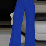 Emma | Pantaloni cu Talie Înaltă și Încrucișare