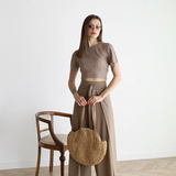 Maelis - Pantaloni Largi din In