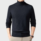 Henrique | Pulover bărbați cu guler înalt din cașmir luxos