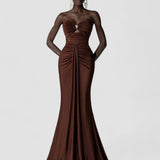 Lenora – Rochie Maxie Elegantă Slim Fit fără Mâneci pentru Petrecere