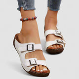 Elviera | Sandale de vară confortabile cu închidere dublă