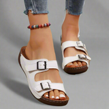 Elviera | Sandale de vară confortabile cu închidere dublă