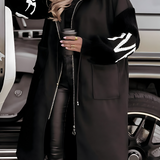 Rosana – Palton de Damă Elegant cu Glugă