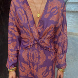 Frieda™ | Rochie midi cu model baroc