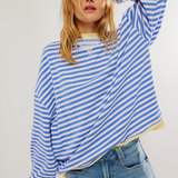 LINDA - PULOVER STRIAT OVERSIZED