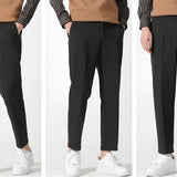 Osaka - Pantaloni casual din bumbac Negru