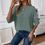 CHRISTY | Pulover casual moale din tricot