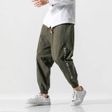 Shun - Pantaloni japonezi confortabili Verde