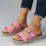 Elfriede | Sandale din piele premium strălucitoare