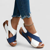 Sonnhild | Sandale premium realizate manual, de culoare bleumarin