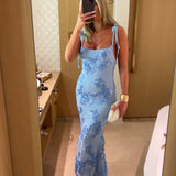 Rosa – Rochie de Damă Maxi Elegantă Florală Brodată