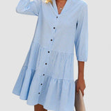 Nora – Rochie de Damă Midi Elegantă cu Croi Feminin