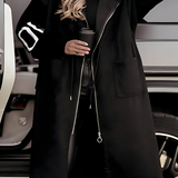 Rosana – Palton de Damă Elegant cu Glugă