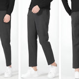 Osaka - Pantaloni casual din bumbac Negru