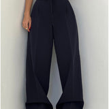 Josephine | Pantaloni cu talie înaltă și picioare largi