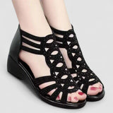 Senta | Sandale romane lucrate manual din piele premium