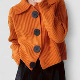 FIONA – PULOVER TRICOTAT CU BUTOANE DECLARATIVE