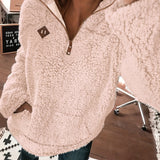 NOREEN | Pulover Teddy cu Fermuar