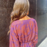 Frieda™ | Rochie midi cu model baroc