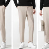 Osaka - Pantaloni casual din bumbac Negru