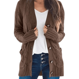 MARZENA | Cardigan confortabil cu tricot