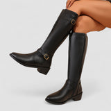 Sara – Cizme de Damă Până la Genunchi Stil Călărie