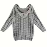 Mihaela | Pulover Informal Cu Mâneci Lungi Din Tricot