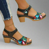 Marisa – Sandale de Damă Elegante Peep-Toe Făcute Manual din Materiale Premium