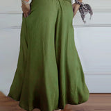 EMILIA – PANTALONI LARGI CONFORTABILI