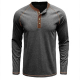 Cămașă Henley din bumbac moale