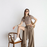 ARIANE – PANTALONI DIN IN CU PICIOR LAT PENTRU FEMEI