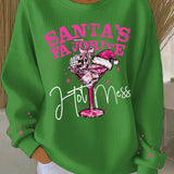 Zorica - Pulover de Crăciun cu imprimeu festiv