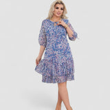 Anny – Rochie de Damă Elegantă Midi Lejeră de Vară