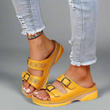 Dorothee | Sandale cu talpă înaltă și curea dublă – Confortabile și Stilate