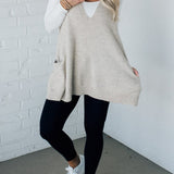 PALOMA – VESTĂ DIN TRICOU CU BUZUNARE CONFORTABILĂ