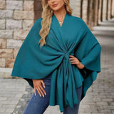 Stela | Poncho Elegant Drapat