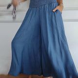 EMILIA – PANTALONI LARGI CONFORTABILI