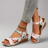 Ilona | Sandale din materiale premium, lucrate manual, cu toc