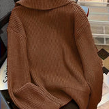 FIONA – PULOVER TRICOTAT CU BUTOANE DECLARATIVE