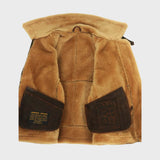 António | Geacă Bomber din Piele Vintage Căptușită