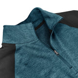 Cămașă din bumbac cu guler înalt