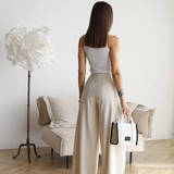 Maelis - Pantaloni Largi din In