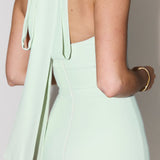 Sienna – Rochie Halter de Damă Elegantă Maxi Modern Muse