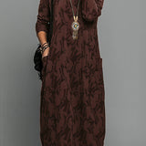 Cassie – Rochie de Damă Casual Midi cu Decolteu Rotund Eleganță Lejeră